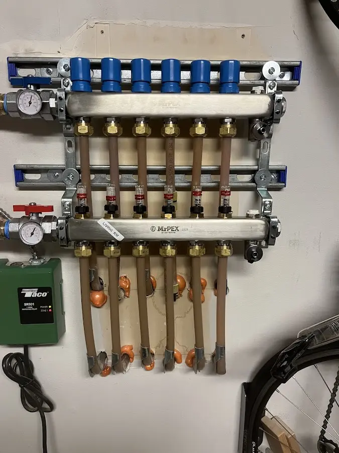 Plumber performing Leak Detection at a residential property in Rockingham